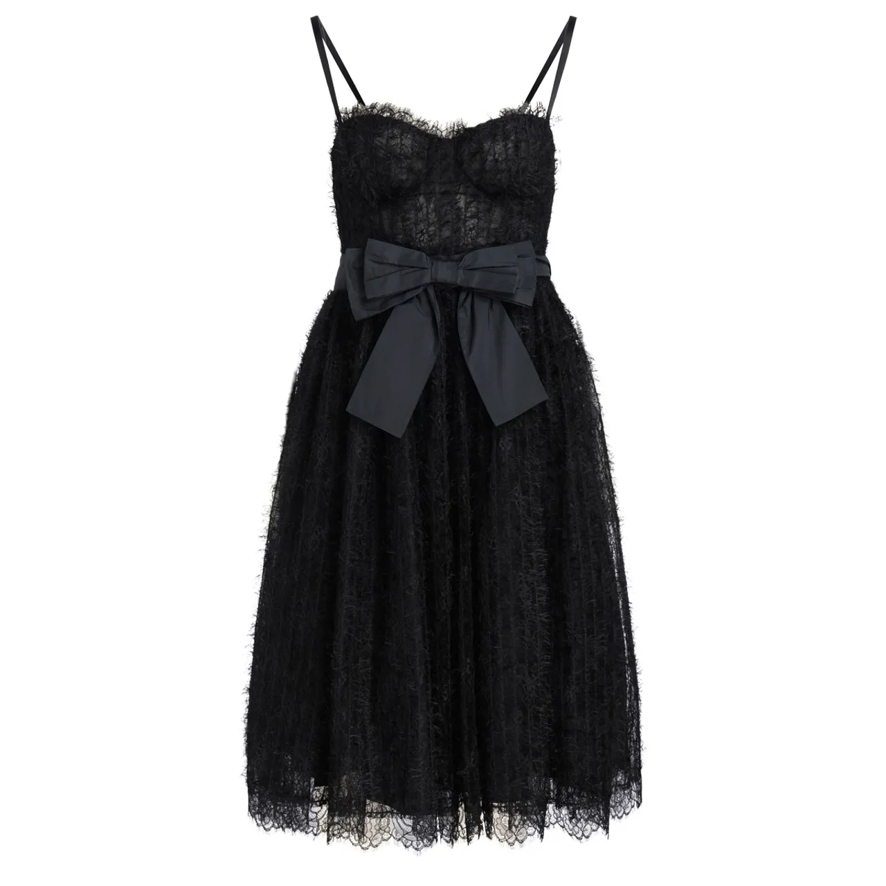 Elisabetta Franchi Robe en dentelle noire