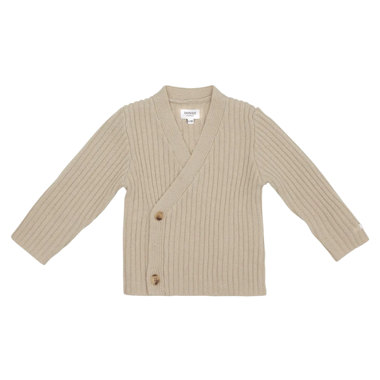 Elo Merino Wool Cardigan | Oyster Grey