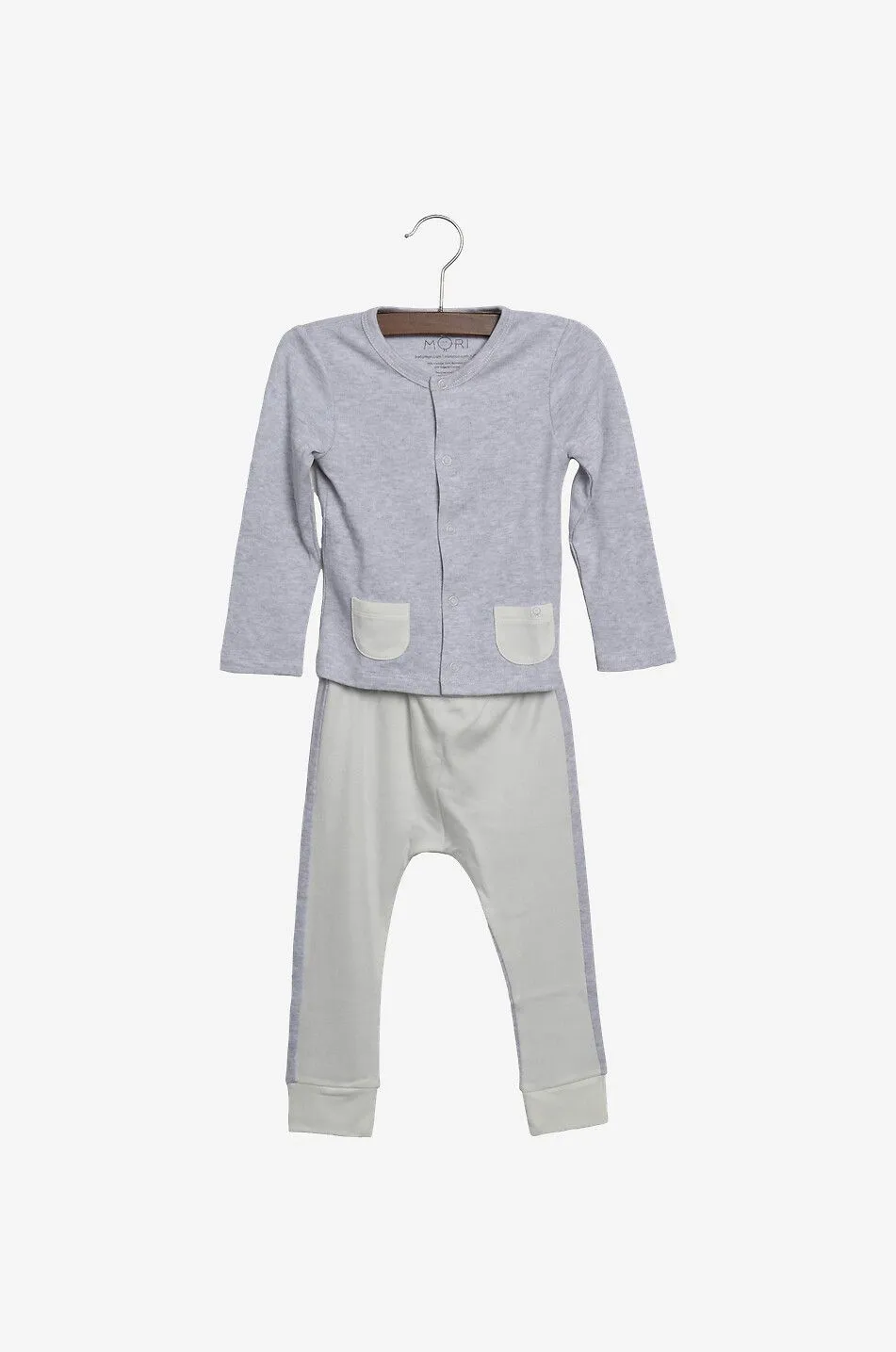 Ensemble bébé pantalon et cardigan