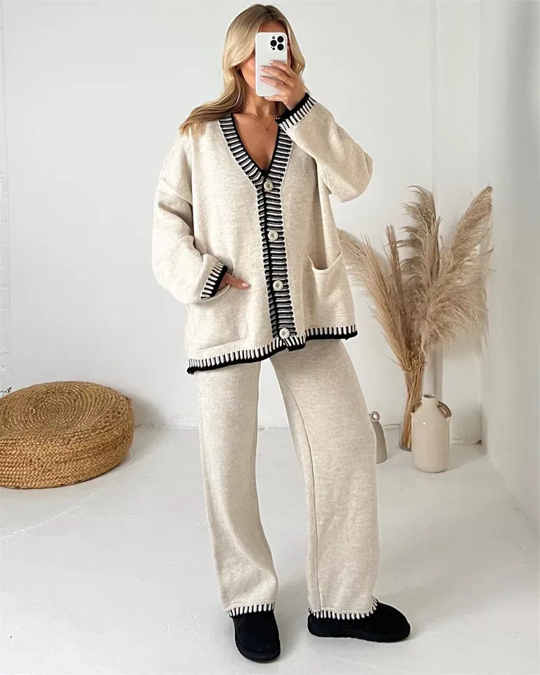 Ensemble Cardigan et Pantalon pour Femmes