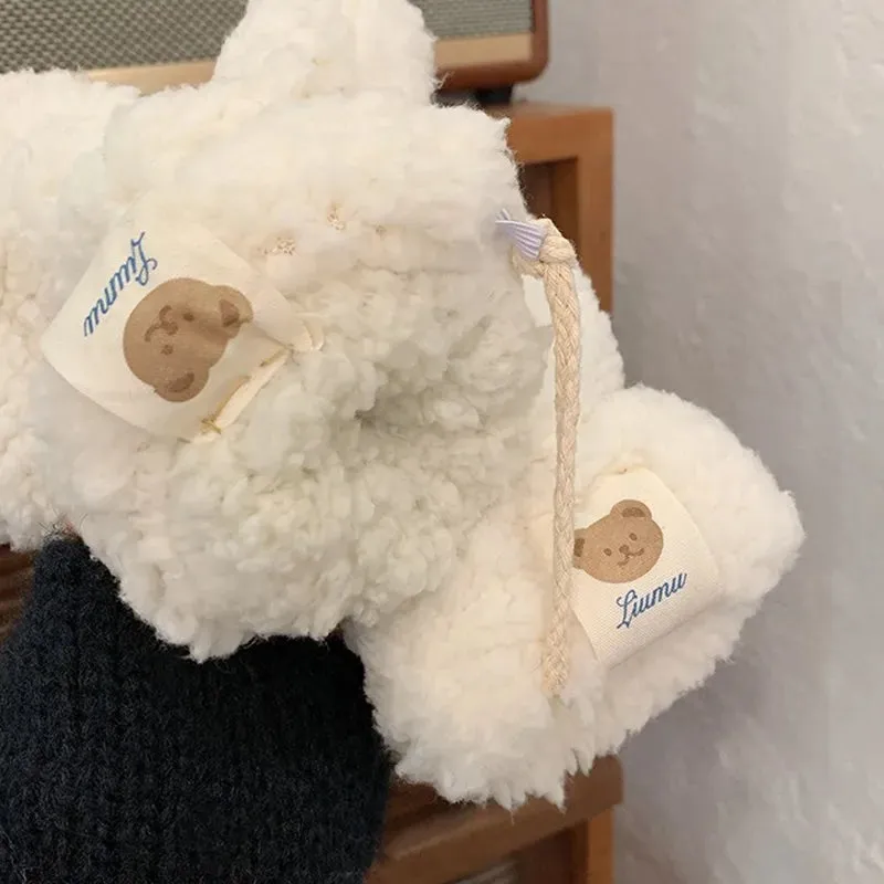 Esmee - Moufles en peluche avec protection douce et chaude