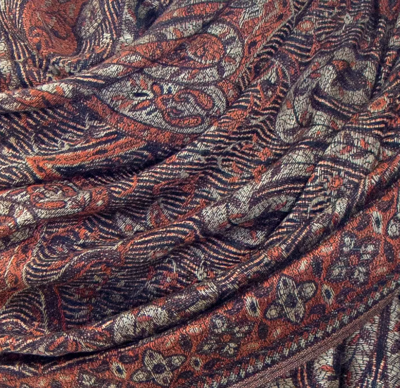 Etole pashmina camel motifs baroques