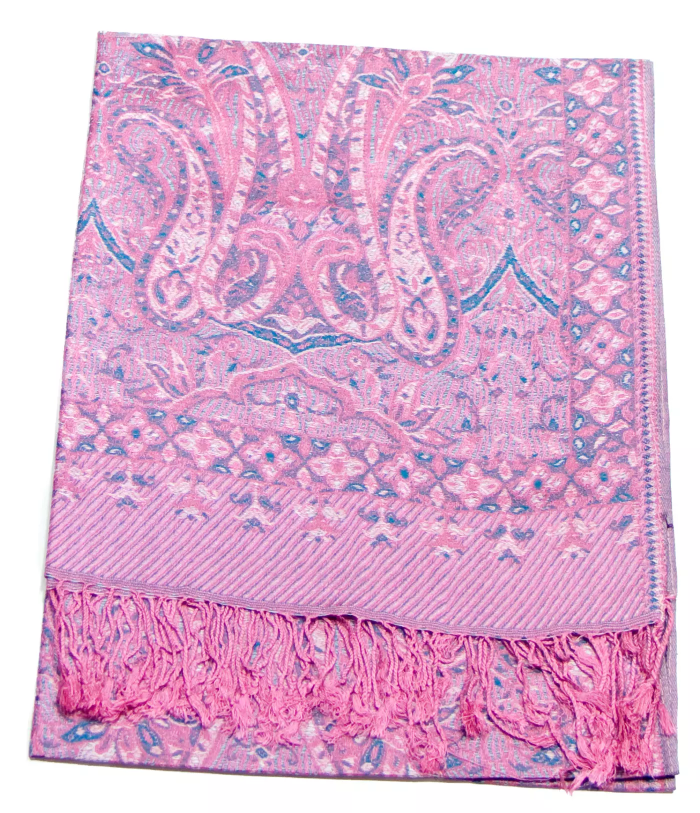 Etole pashmina rose motifs baroques