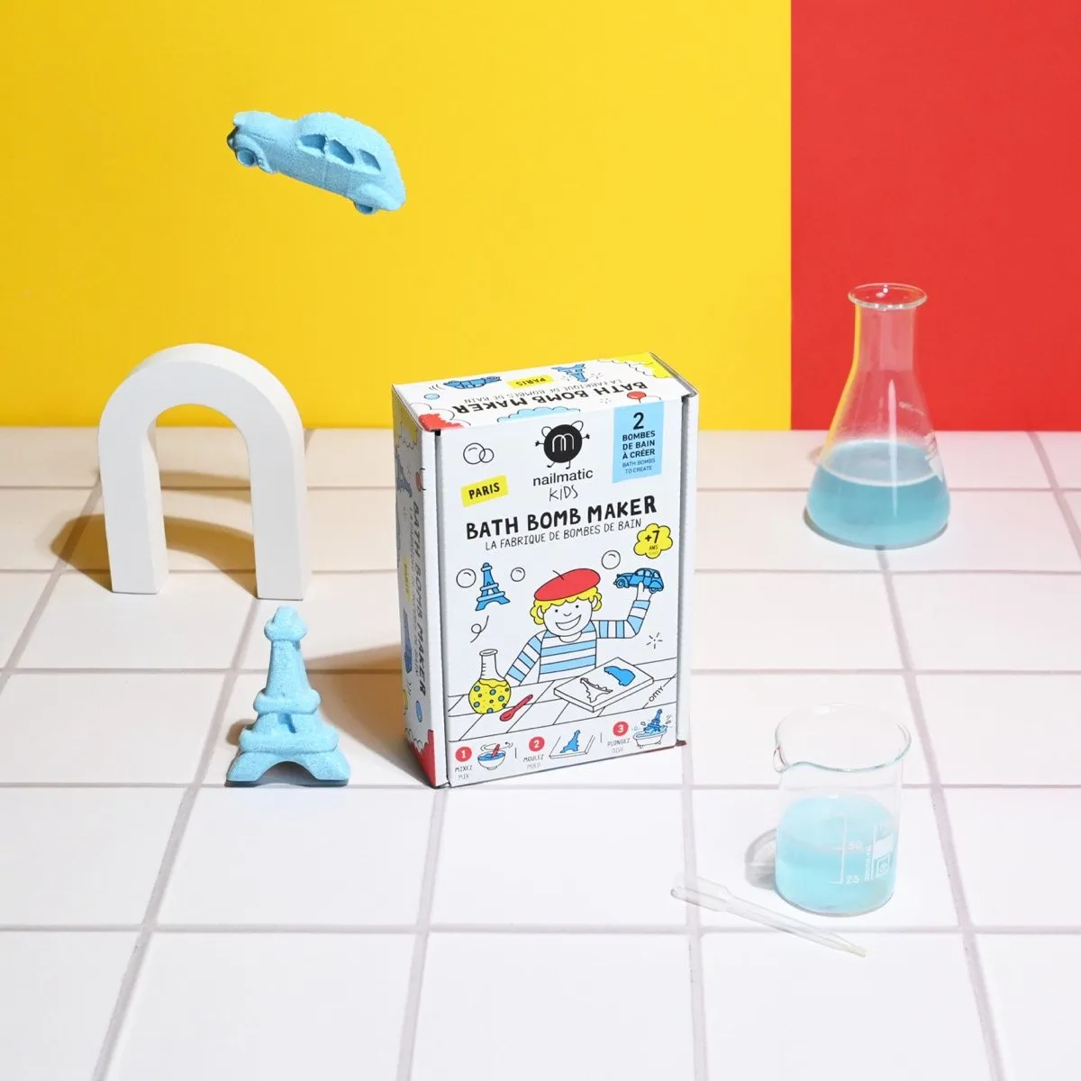 Fabrique de bombes de bain enfant Paris - Kit DIY Nailmatic