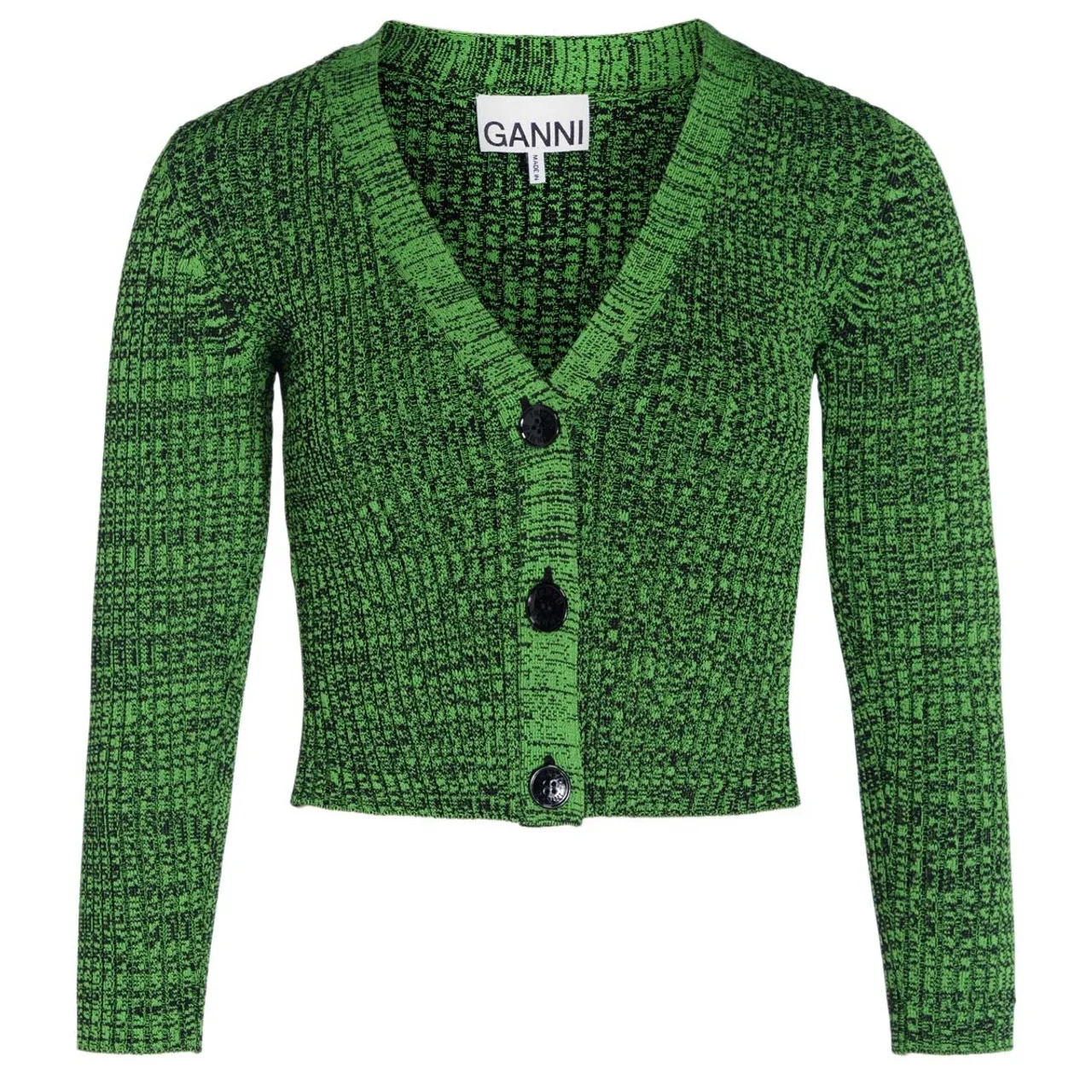 Ganni Cardigan vert