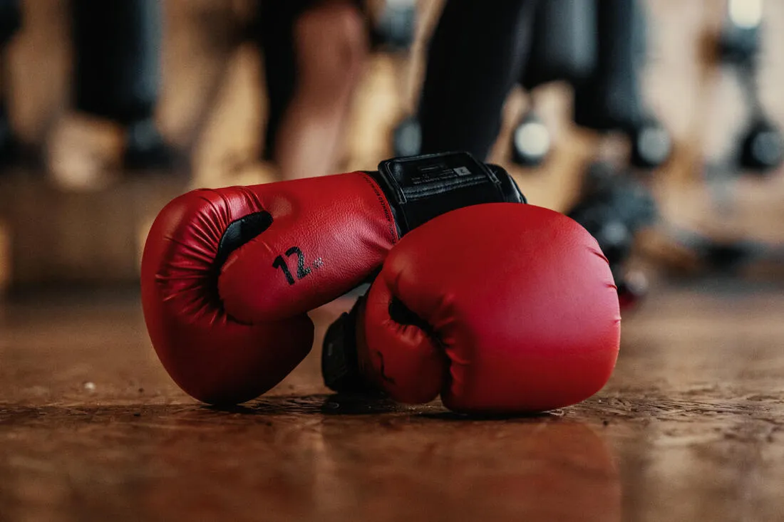 GANTS DE BOXE 100 - ROUGE