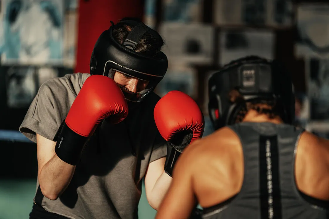 GANTS DE BOXE 100 - ROUGE