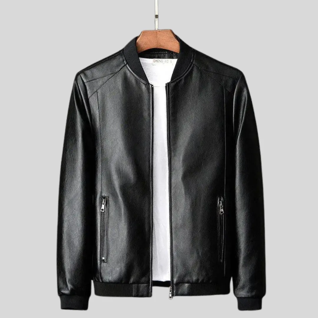 Garrick - Blouson cuir bomber homme