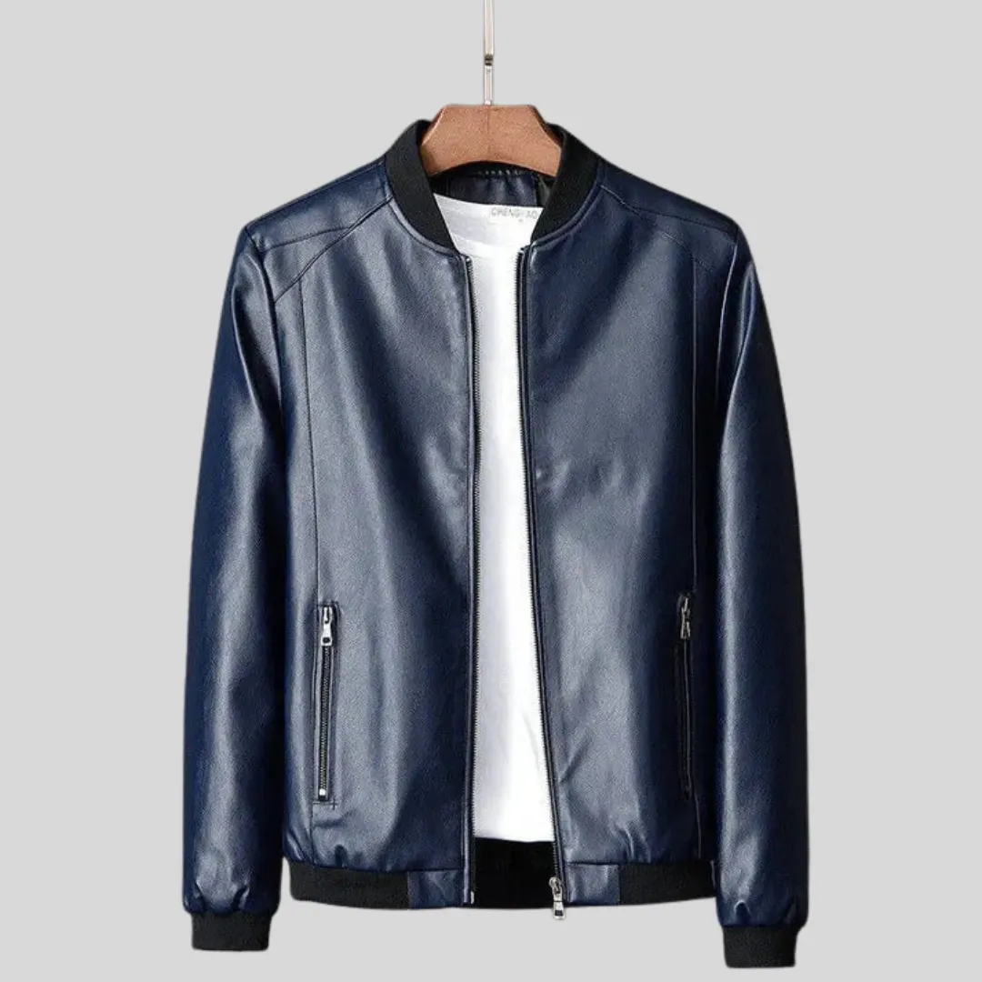 Garrick - Blouson cuir bomber homme