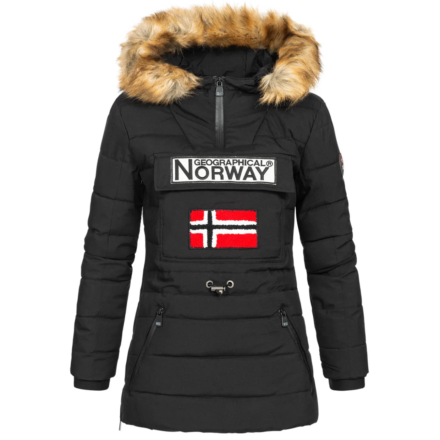 Geographical Norway Belinda Femme - Doudoune matelassée Noir