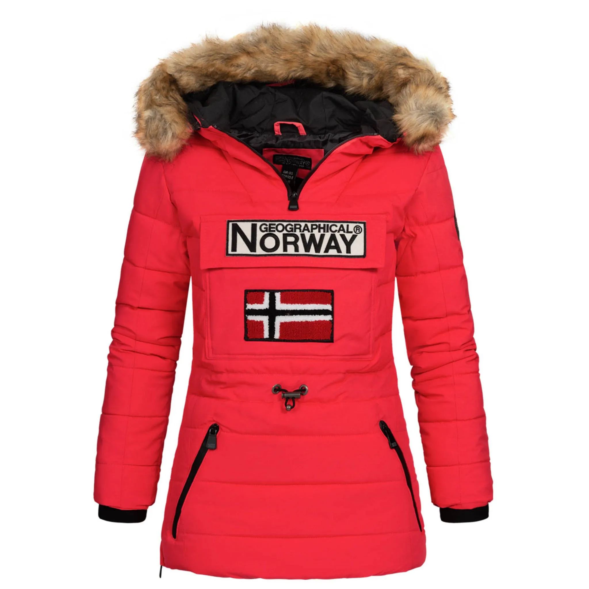 Geographical Norway Belinda Femme - Doudoune matelassée Rouge