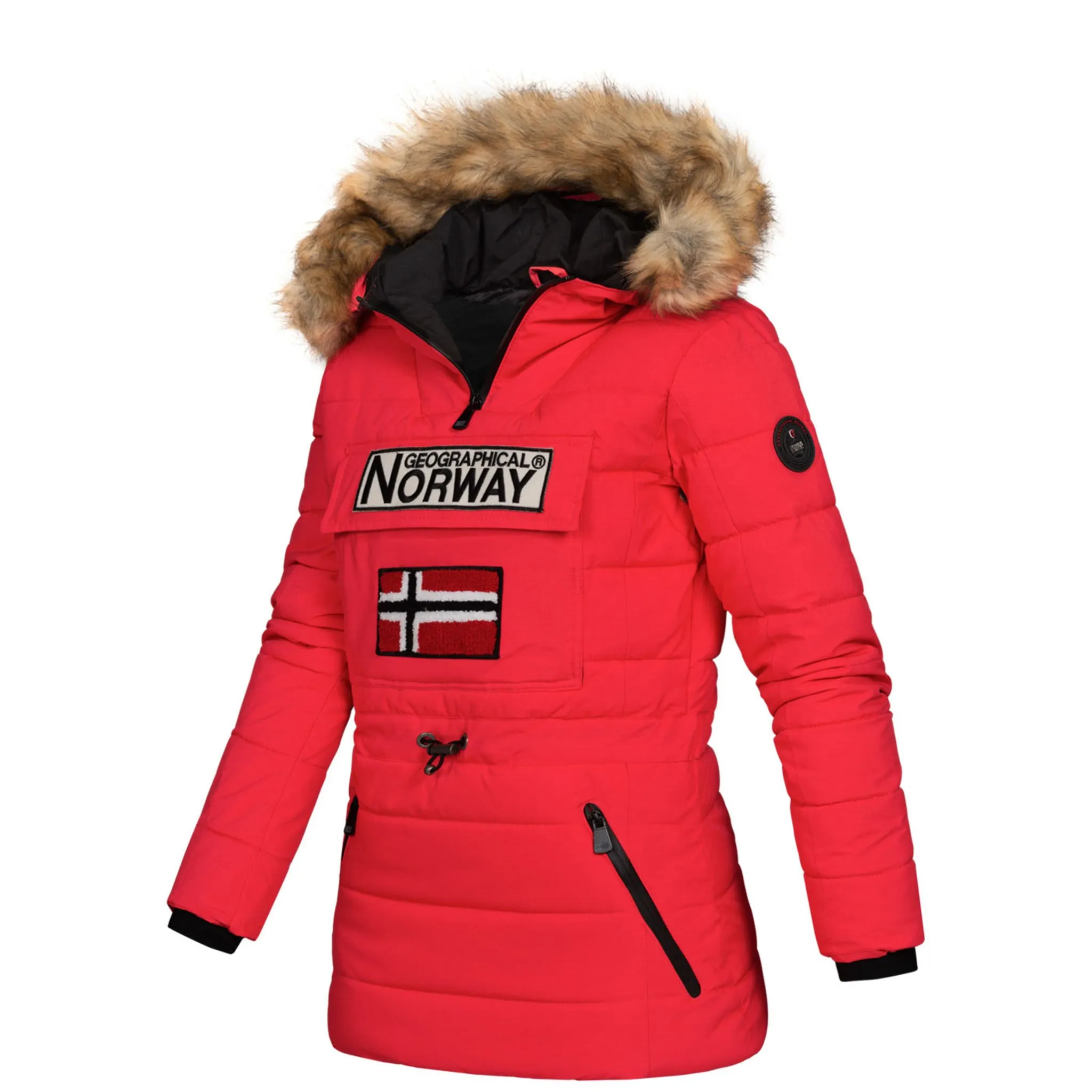 Geographical Norway Belinda Femme - Doudoune matelassée Rouge