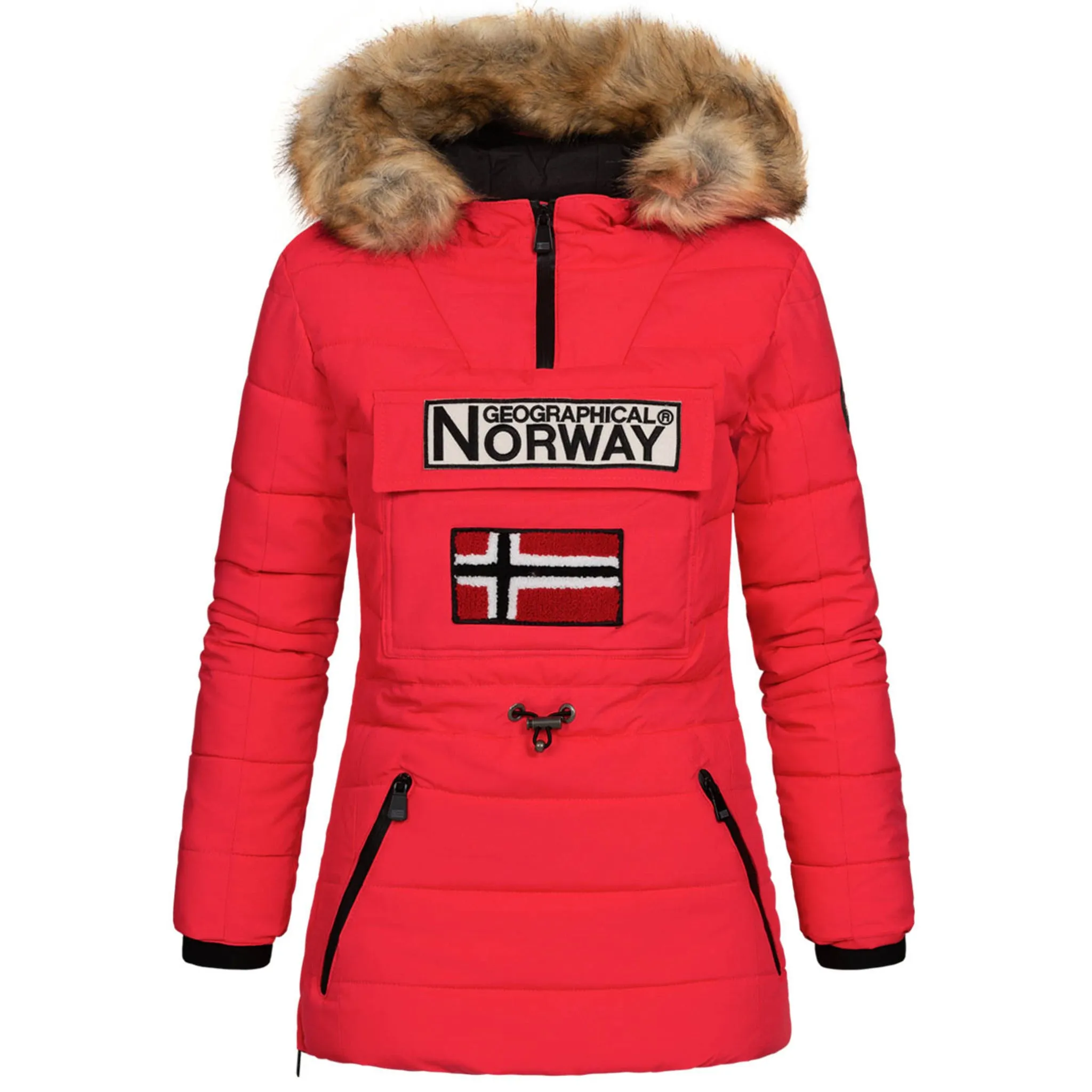 Geographical Norway Belinda Femme - Doudoune matelassée Rouge