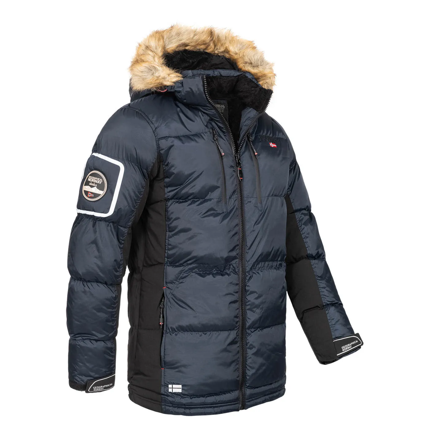 Geographical Norway Danone Homme - Parka homme bi - matière Marine