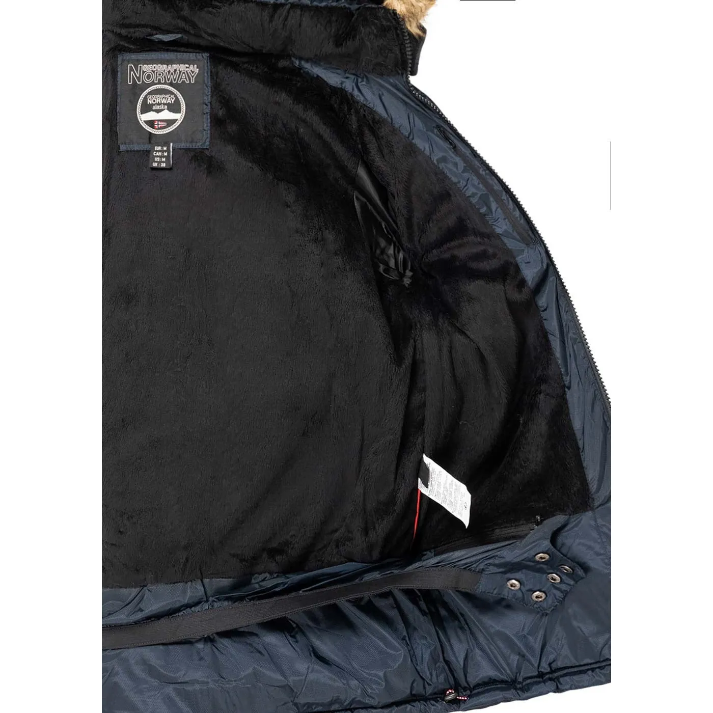 Geographical Norway Danone Homme - Parka homme bi - matière Marine