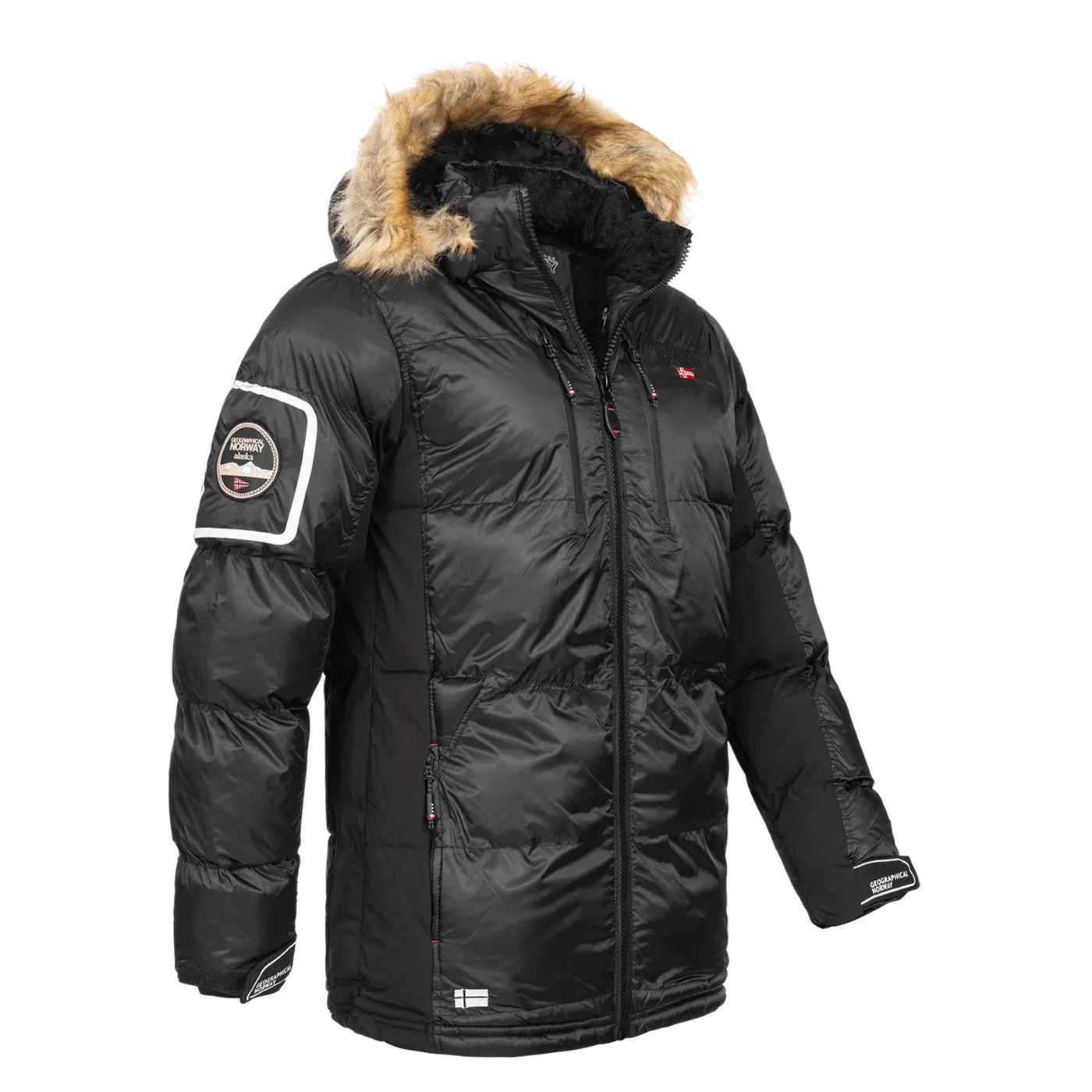 Geographical Norway Danone Homme - Parka homme bi - matière Noir