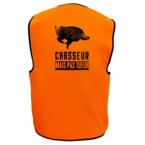 Gilet de chasse – Chasseur mais pas tueur sanglier