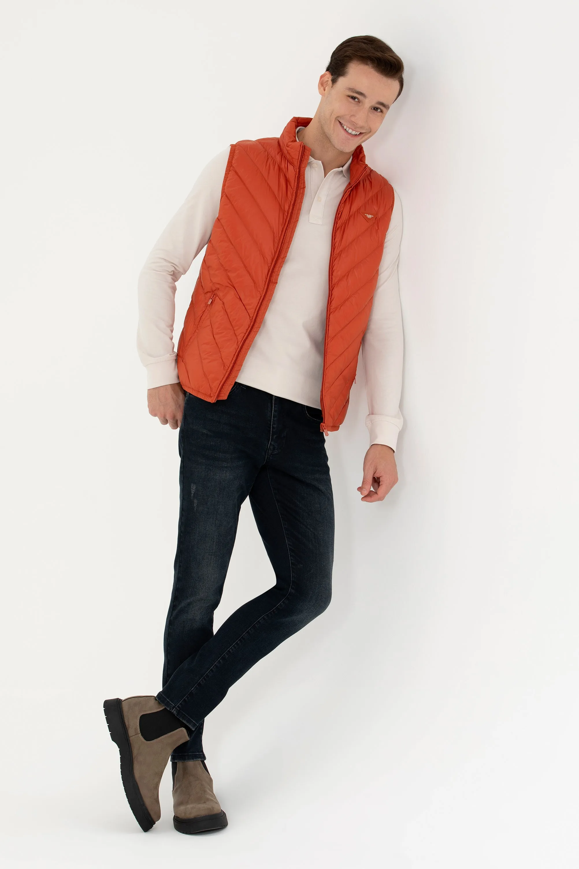 GILET DOUDOUNE FRANCIS ORANGE -1631409VR031