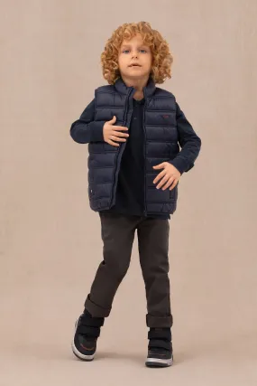 GILET DOUDOUNE FRANCISKIDS BLEU MARINE -1631397VR033