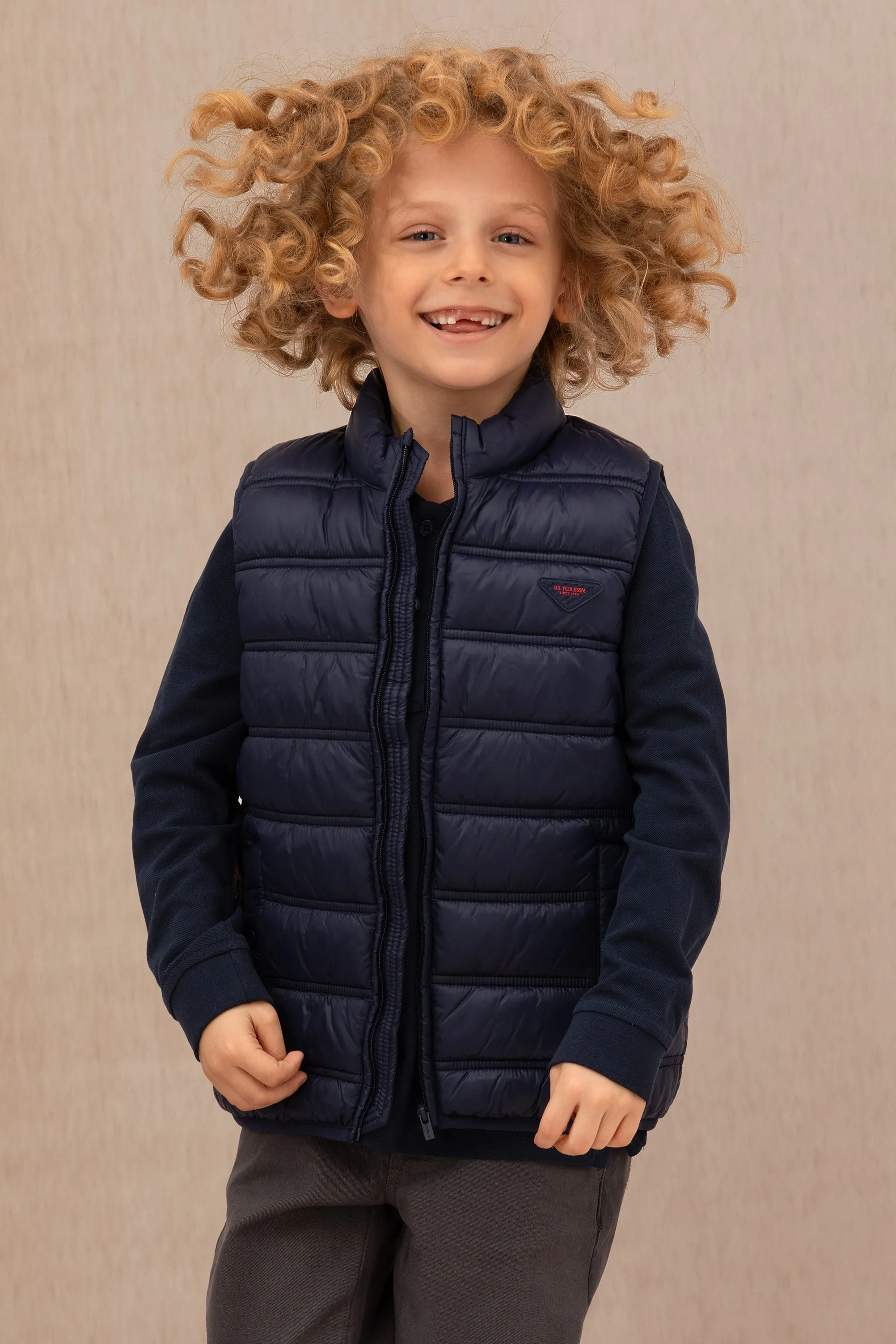 GILET DOUDOUNE FRANCISKIDS BLEU MARINE -1631397VR033