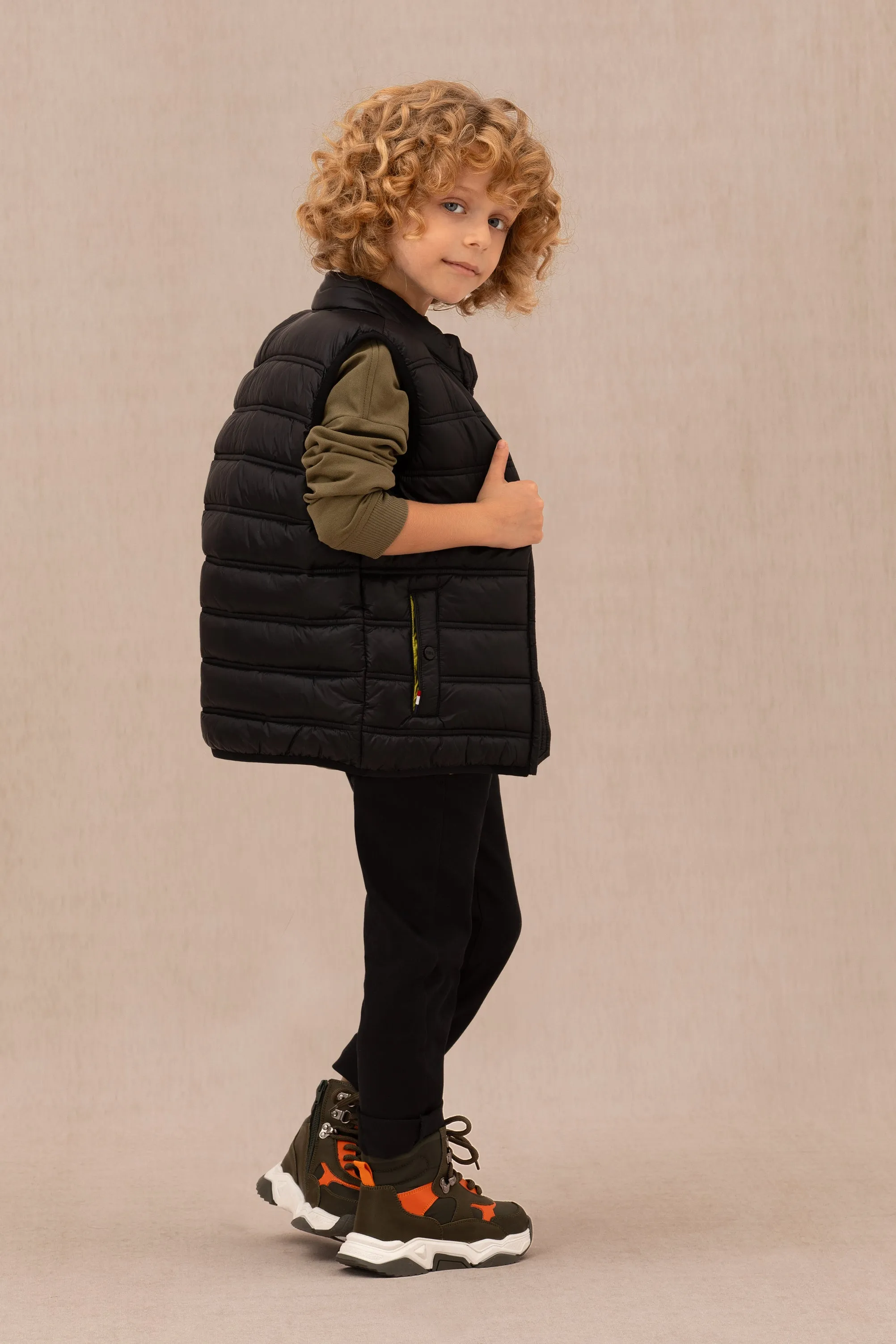 GILET DOUDOUNE FRANCISKIDS NOIR -1631397VR046