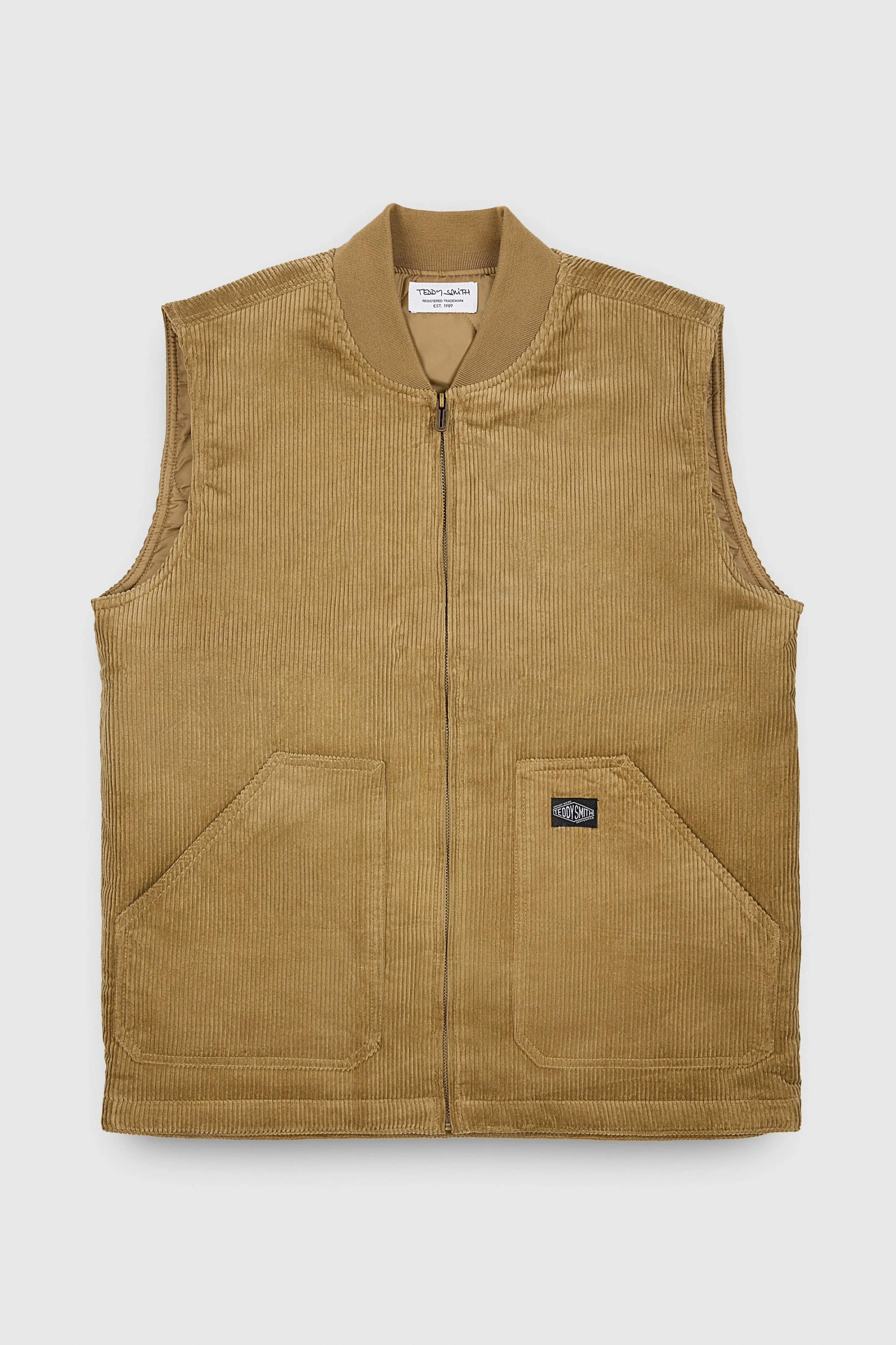 Gilet G-AMERY ZIP WORKER BEIGE