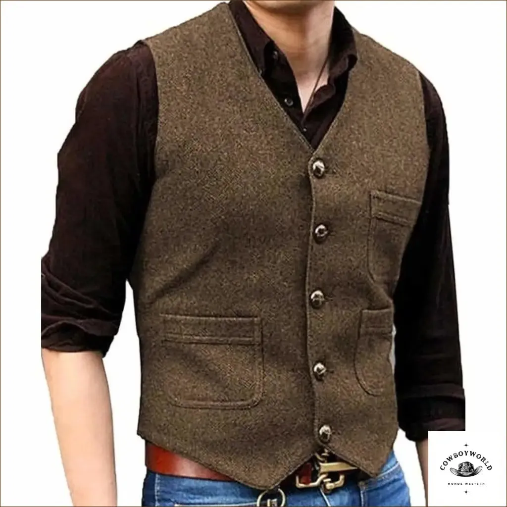 Gilet Homme Western