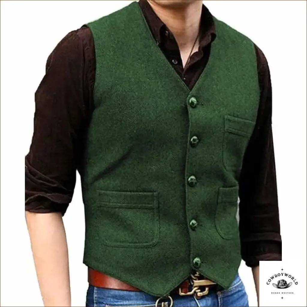 Gilet Homme Western