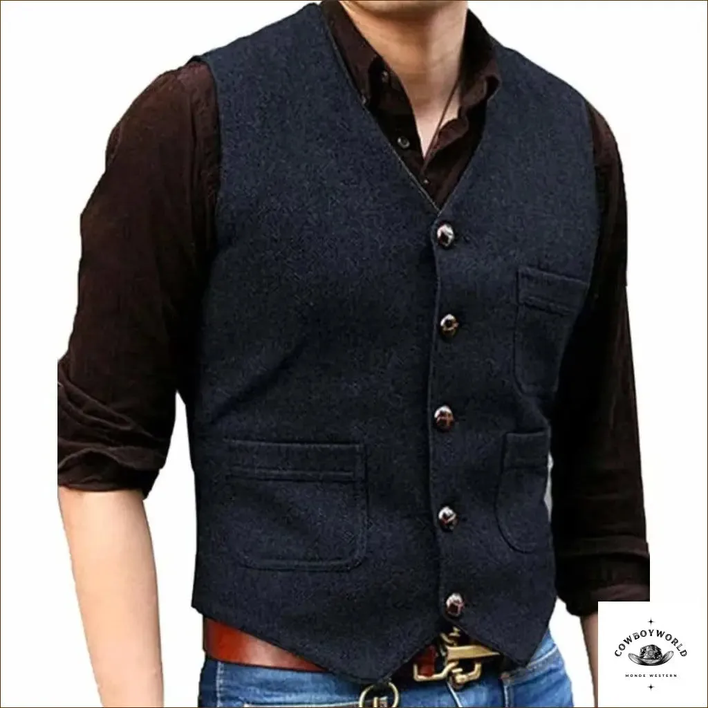 Gilet Homme Western