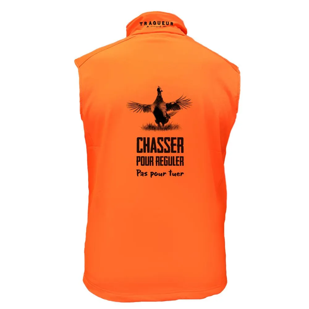 Gilet softshell  – Chasser pour réguler pas pour tuer Faisan