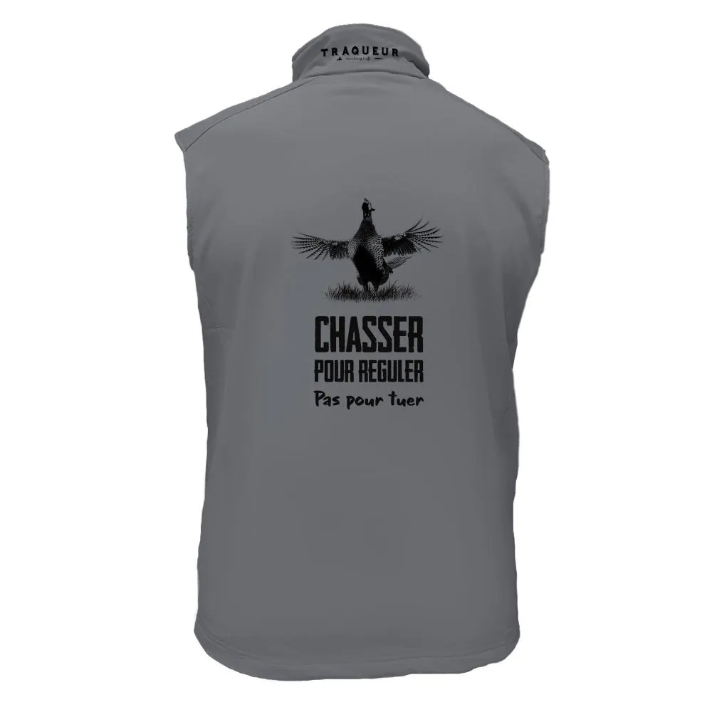 Gilet softshell  – Chasser pour réguler pas pour tuer Faisan