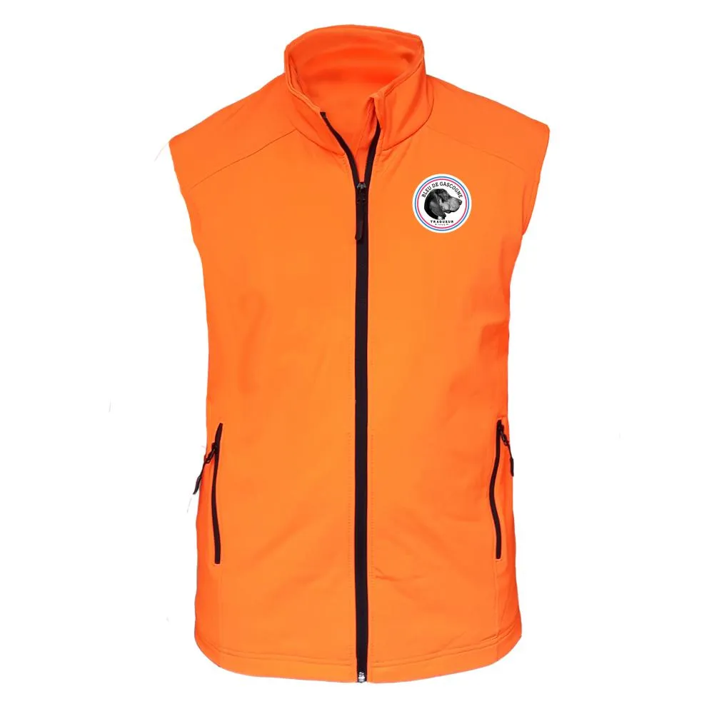 Gilet softshell – Ecusson Bleu de Gascogne