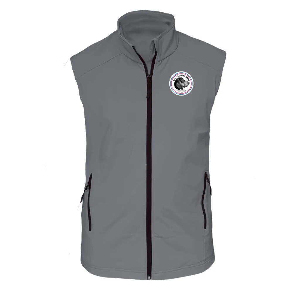 Gilet softshell – Ecusson Bleu de Gascogne