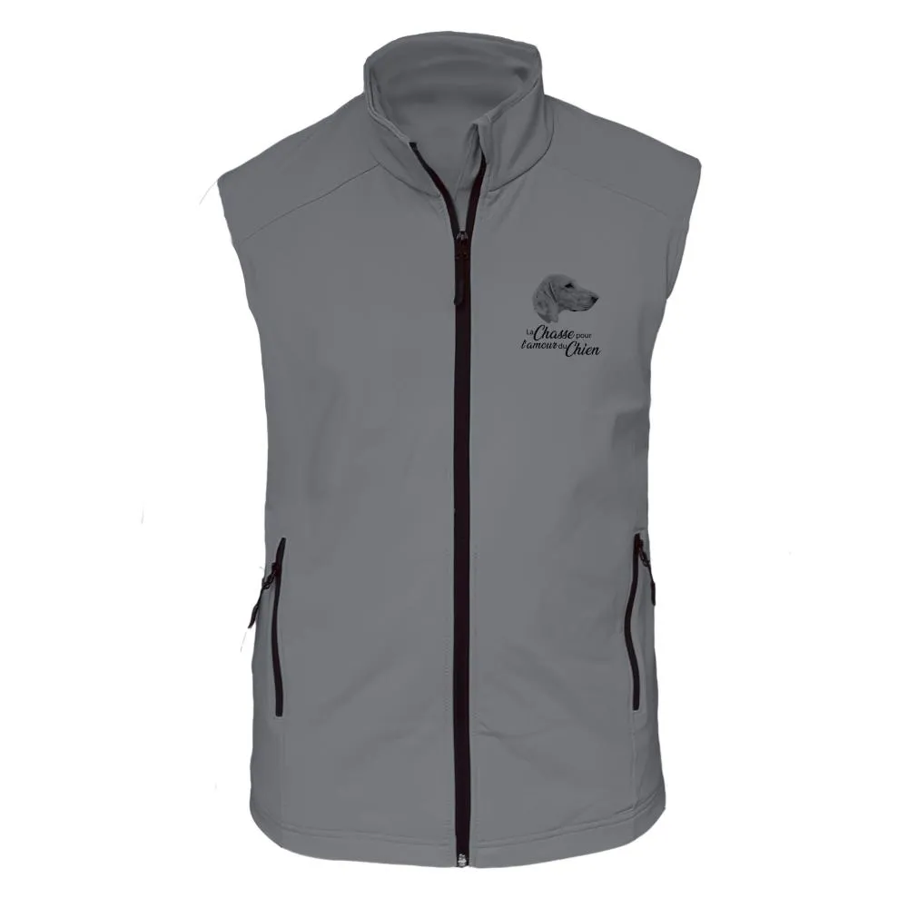 Gilet softshell Sanglier – Pour l’amour du Porcelaine