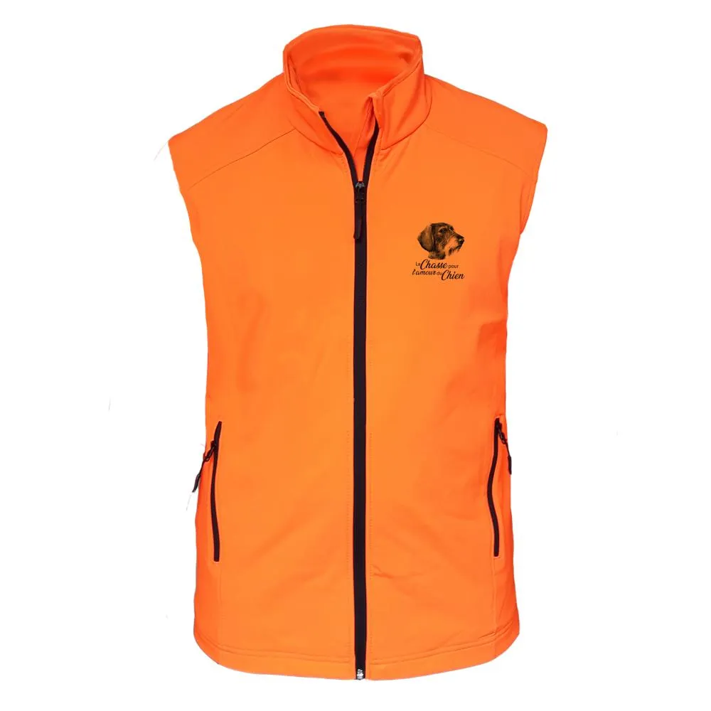 Gilet softshell Sanglier – Pour l’amour du Teckel