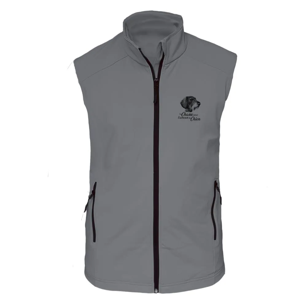 Gilet softshell Sanglier – Pour l’amour du Teckel