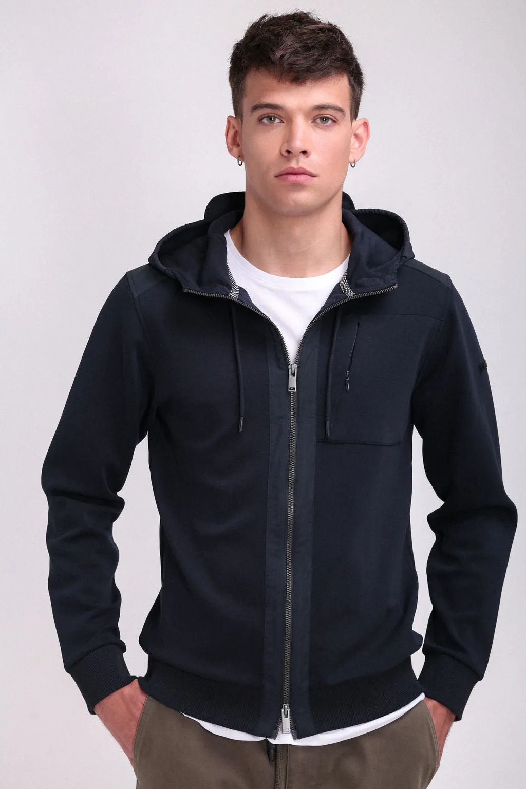 Gilet zippé à capuche G-KAN HZ DARK NAVY