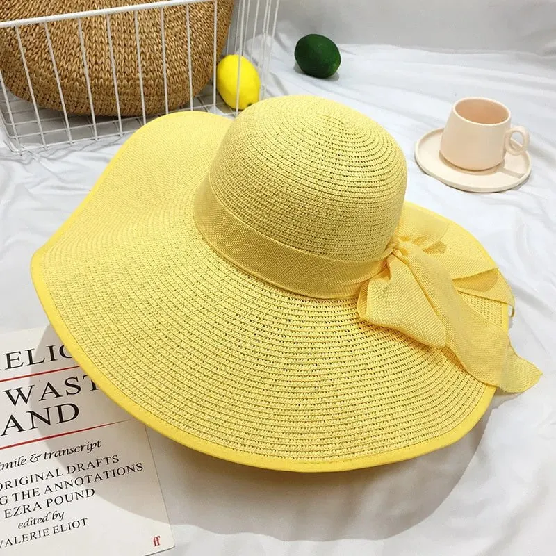 Grand chapeau de plage