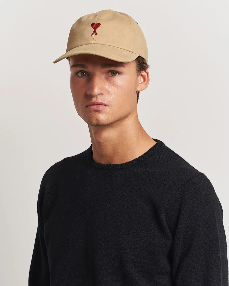 Heart Logo Cap Sand