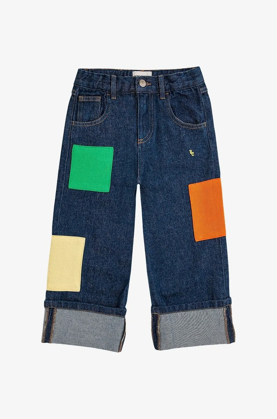 Jean brut large enfant B.C Color Block Patch