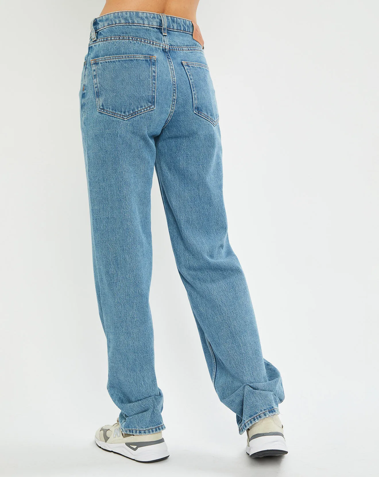 Jean droit 100% Coton Bio Heddal Baggy Style bleu