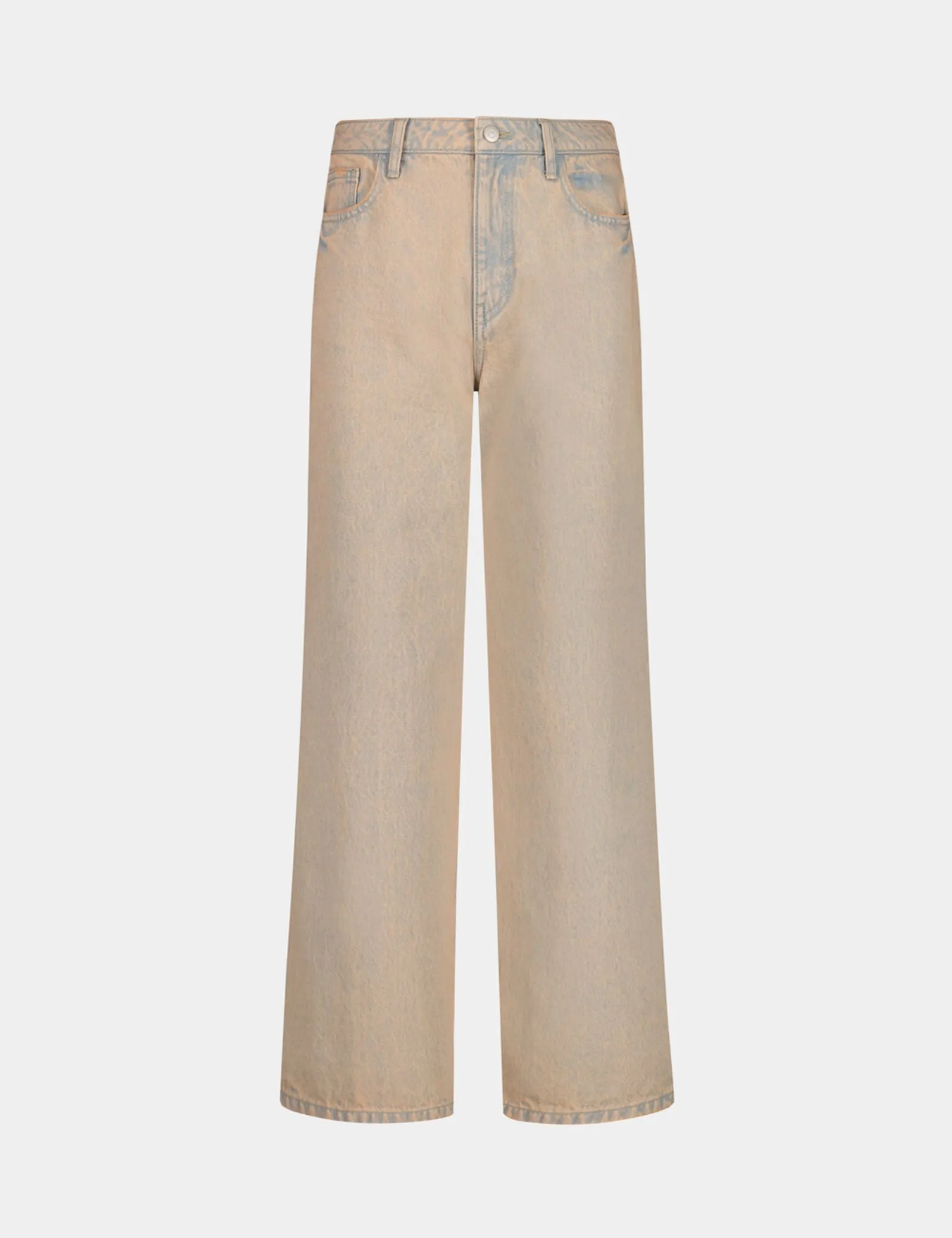 Jean délavé Wide Leg Medium waist bleu jean