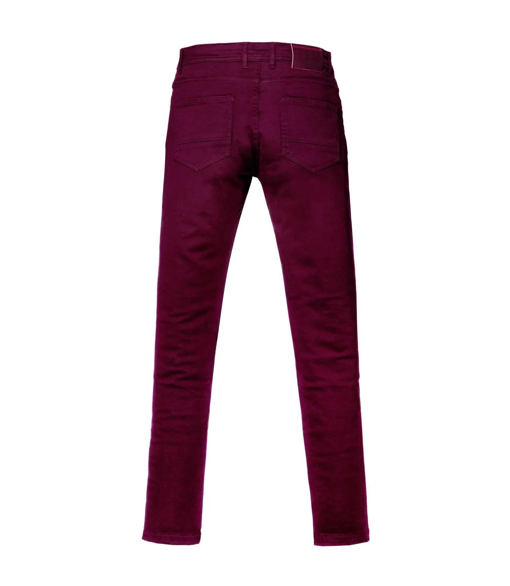 Jean Hydroless stretch bordeaux Rio