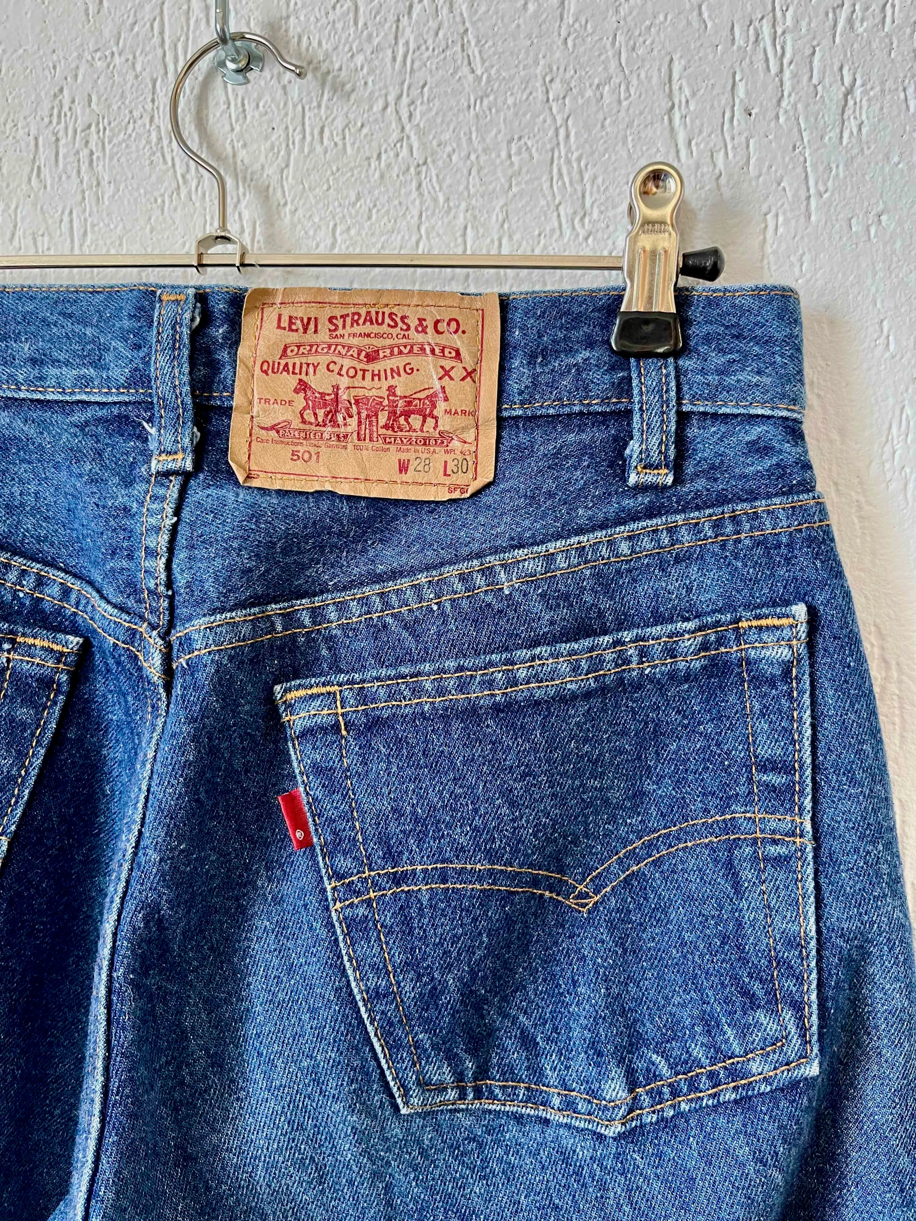 Jean Levi's 501 W28L30 90s