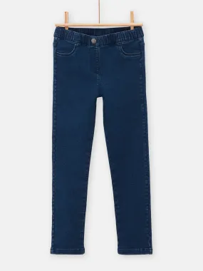 Jegging jean brut pour fille