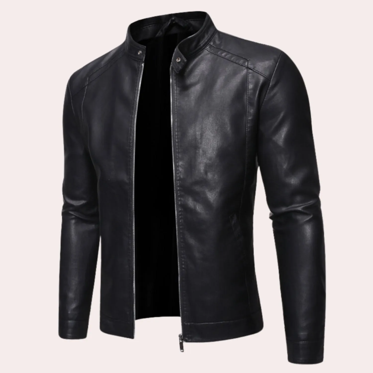 Jerome - Veste en cuir classique pour hommes