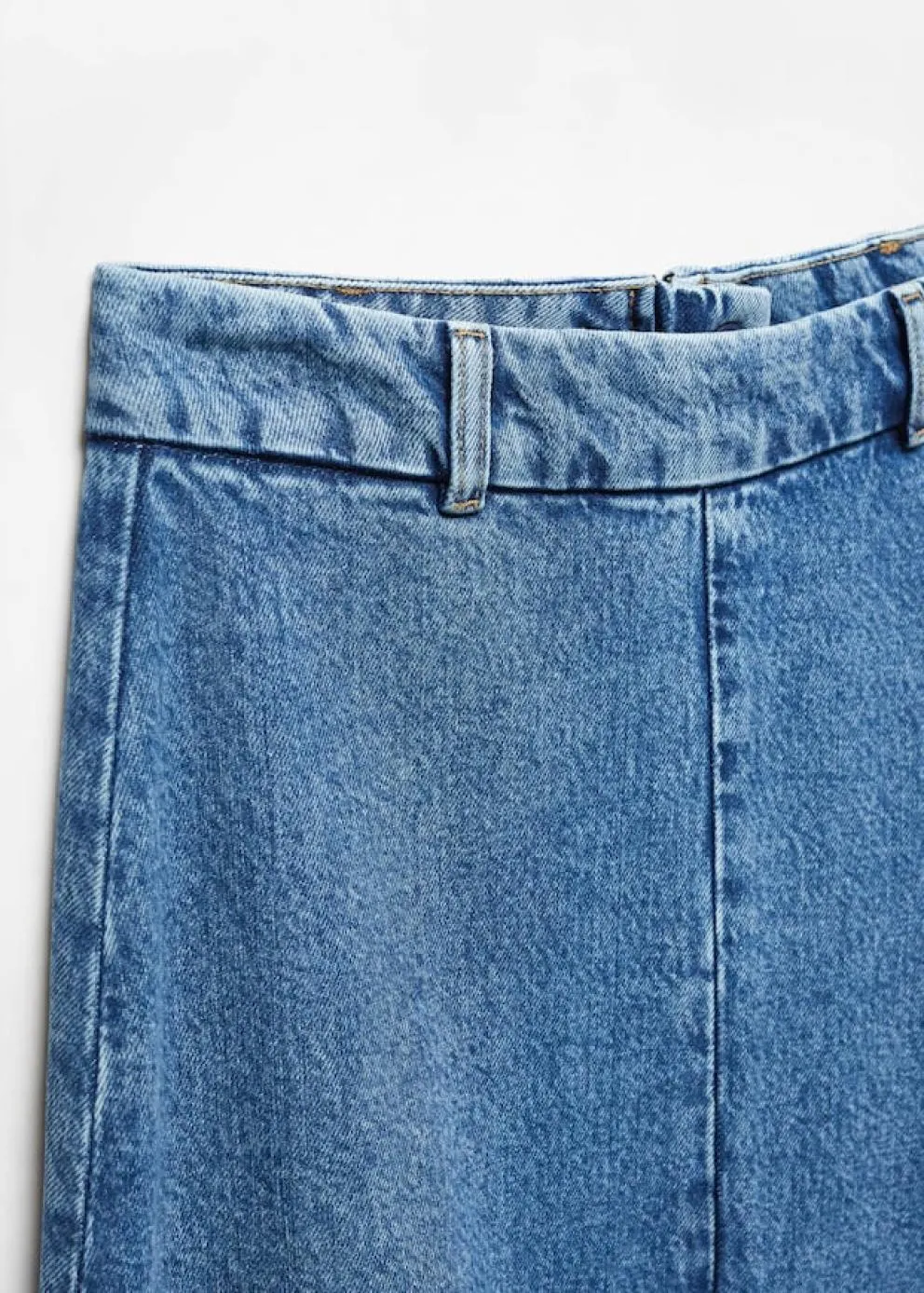 Jupe | Femme MANGO Jupe En Jean évasée Bleu Moyen