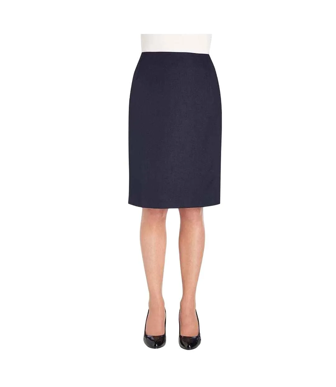 Jupe mi-longue one pluto femme bleu marine Brook Taverner