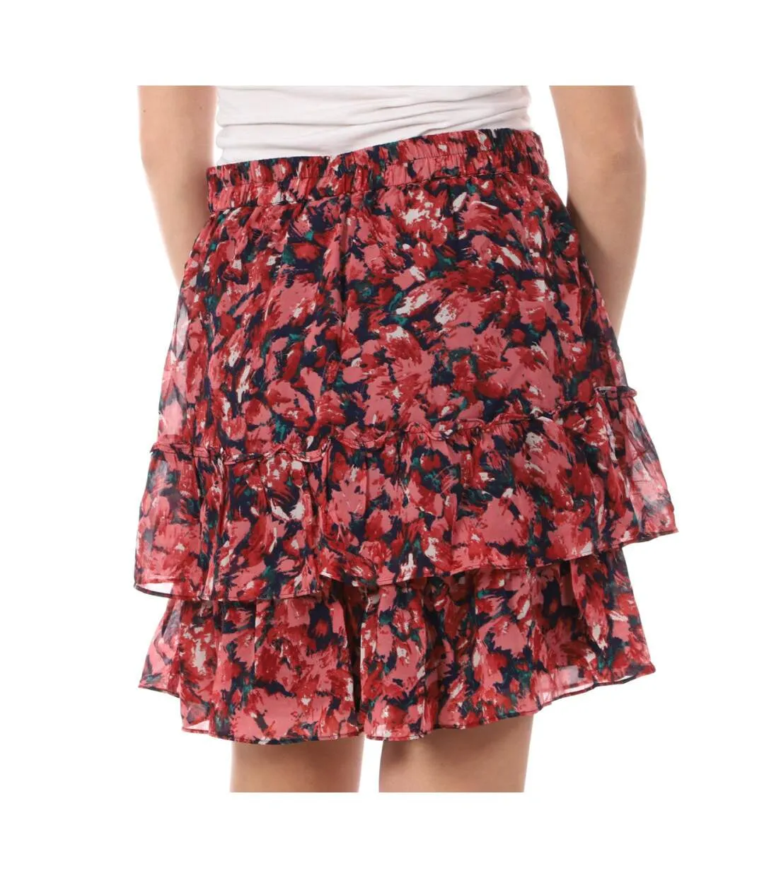 Jupe Rose à Fleurs Vero Moda Holly