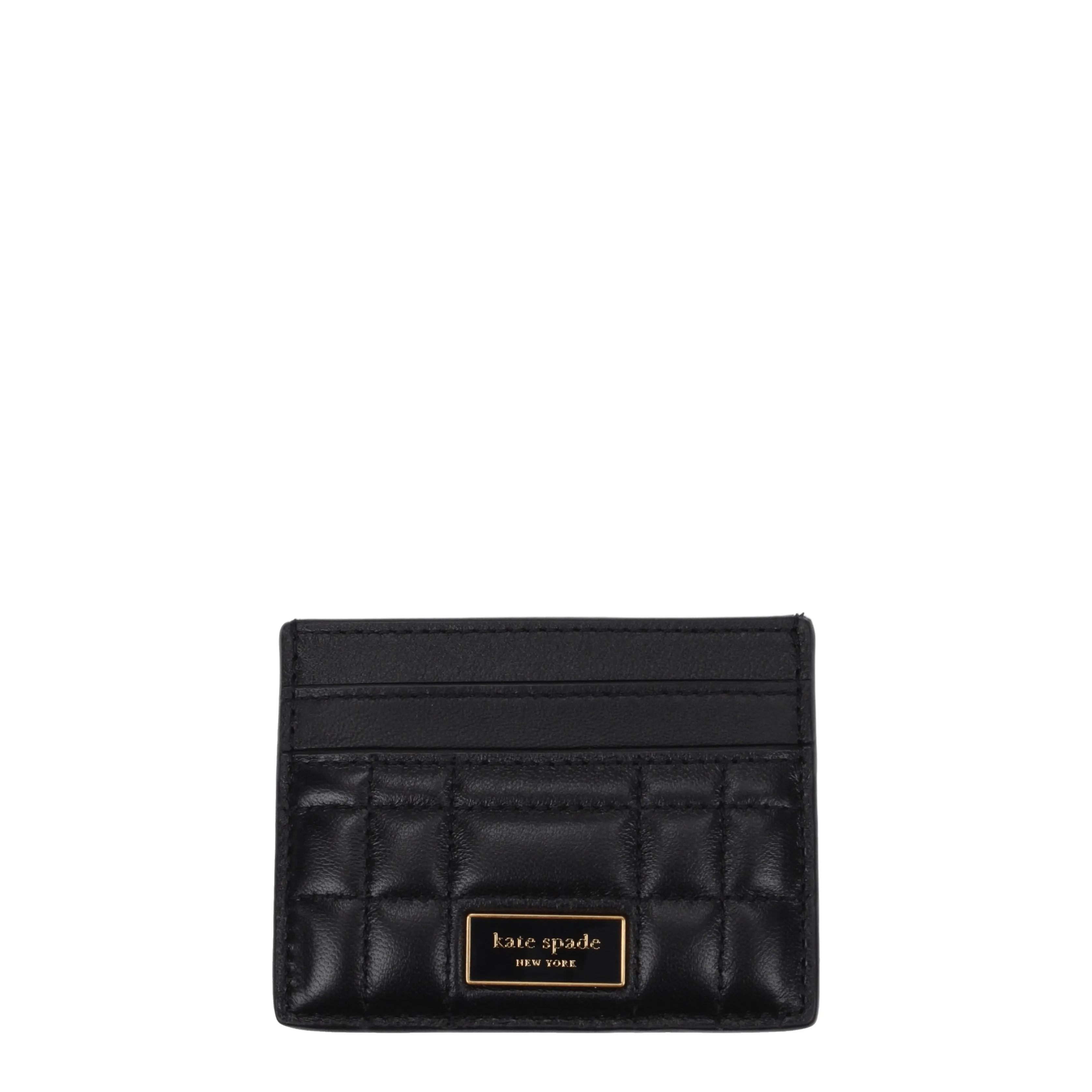 Kate Spade Document Holder Femmes en cuir noir